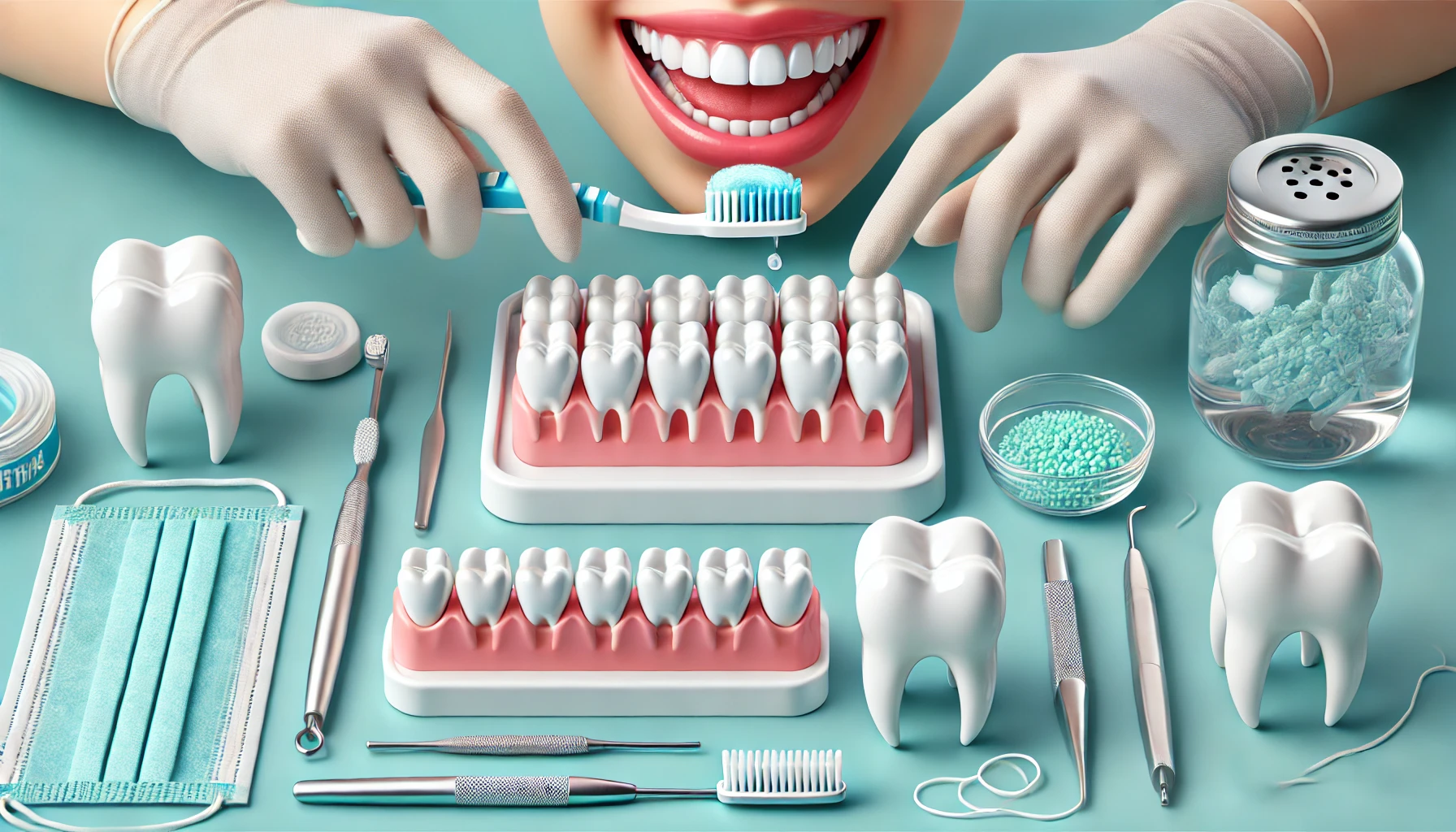 Forebyggende tannpleie med tannbørsting og bruk av tanntråd i et rent miljø. kirurgisk behandling behandlingen av periodontitt følge av periodontitt oral health marginal periodontitt utviklingen av periodontitt